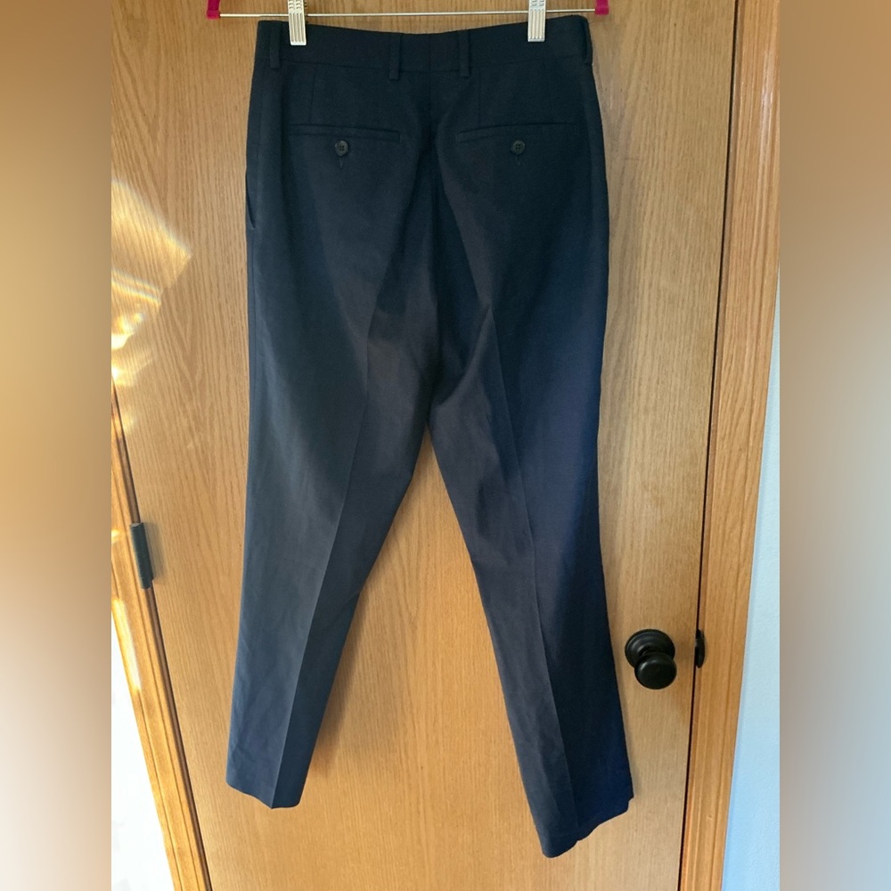 Bar iii slim fit men’s suit Blazer 34S & Pants 29W 30L Blue color, 55% wool - Picture 4 of 8